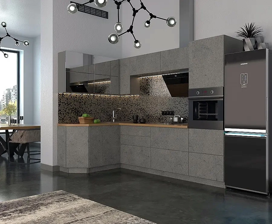 Уход за акриловыми фасадами кухни и правила эксплуатации